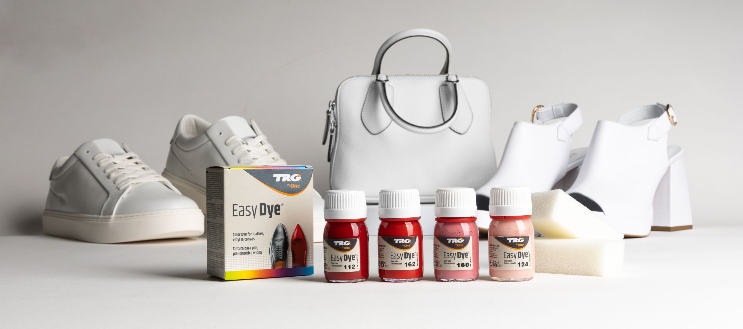 Červené Barvy Easy Dye na boty TRG